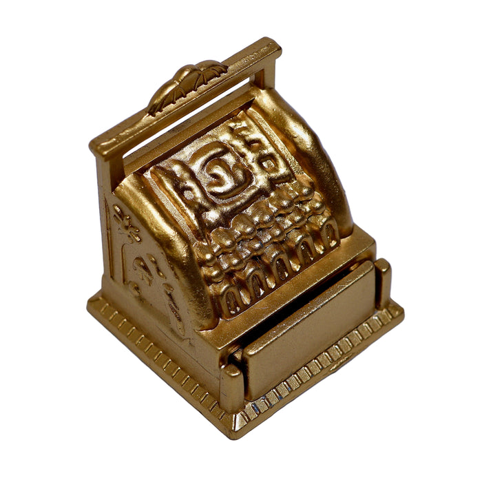 Kassakoneen pienoismalli.