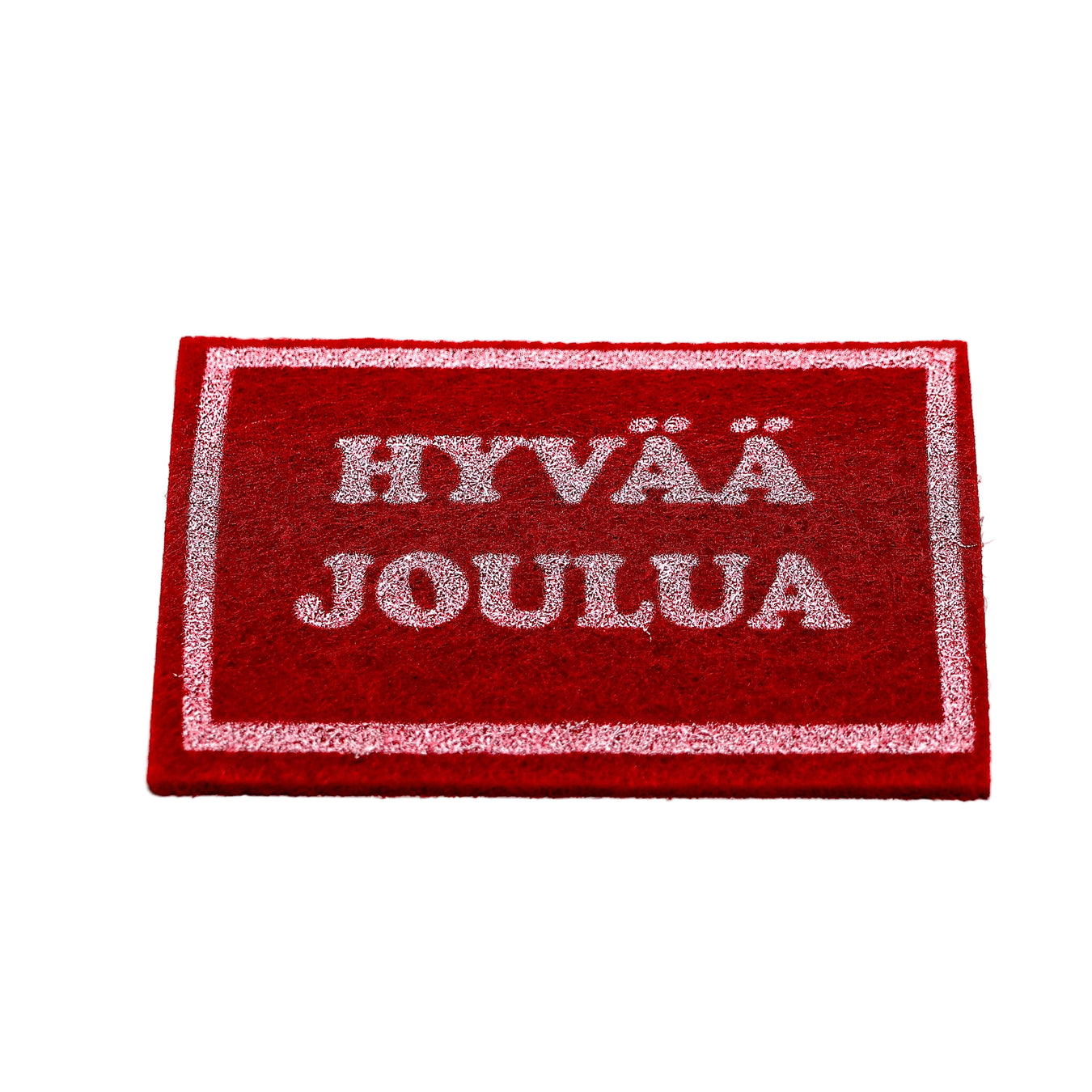 Joulumatton nukkekotiin.