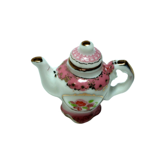 Romanttinen teepannu posliinia.