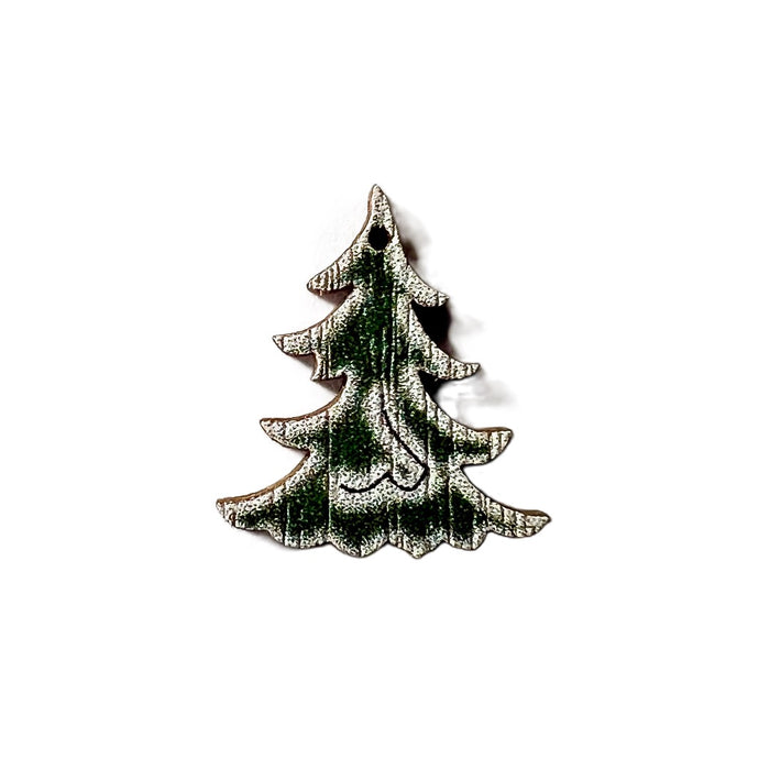 Julgransdekoration, gran, målad, 1 st