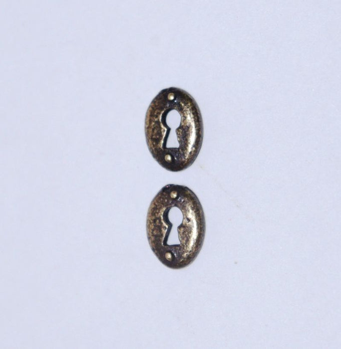 Lock plate for key hole, 2 pcs, 5 x 7 mm