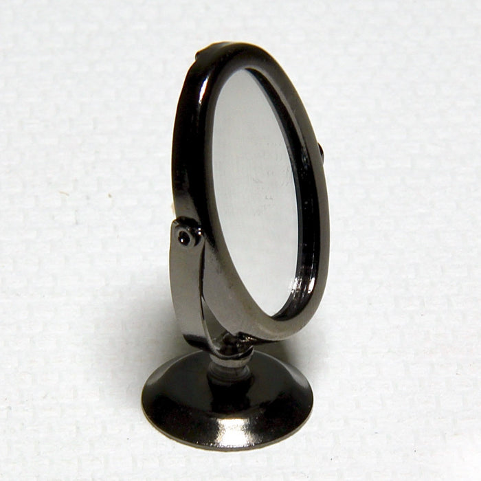 Table mirror, black silver