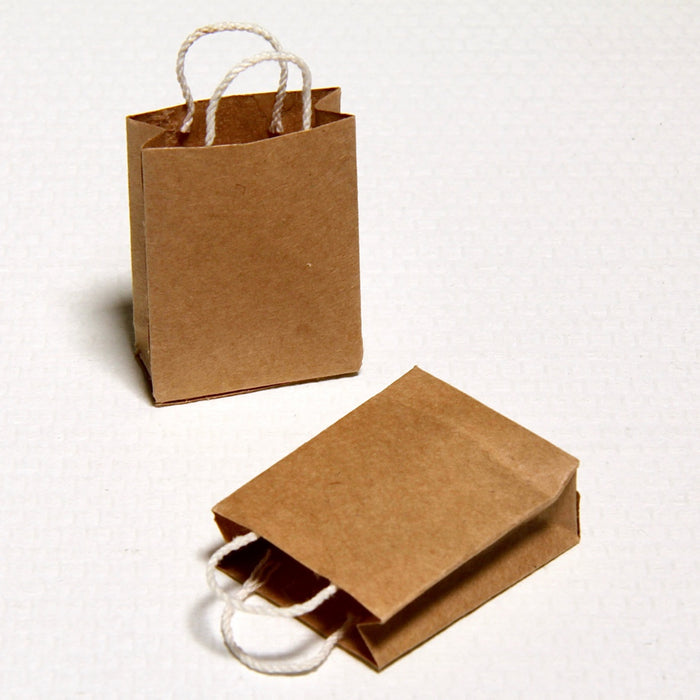 Paper bag, brown, 2 pcs