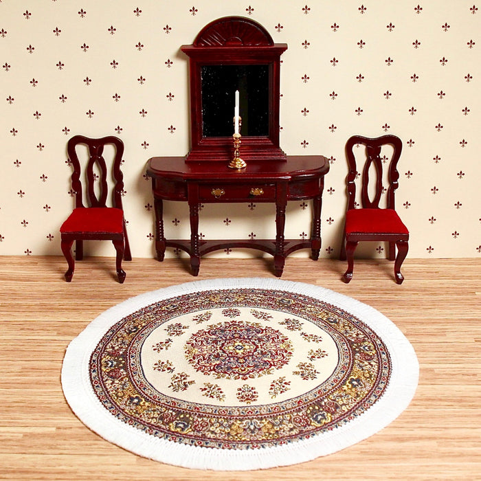 Carpet, oriental, beige Ø 19 cm