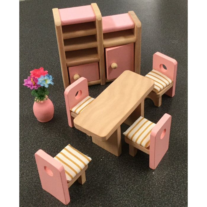 Children's dining room, pink