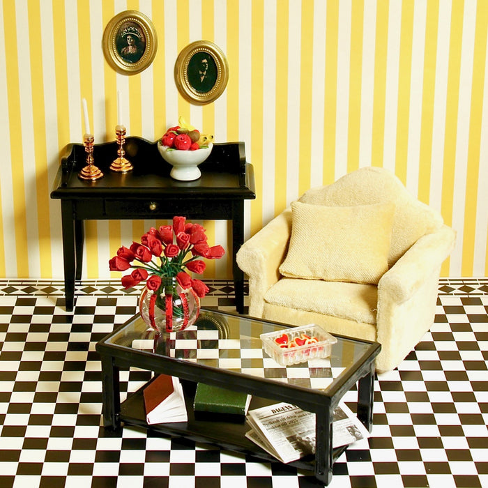 Sofa and two armchairs with pillows