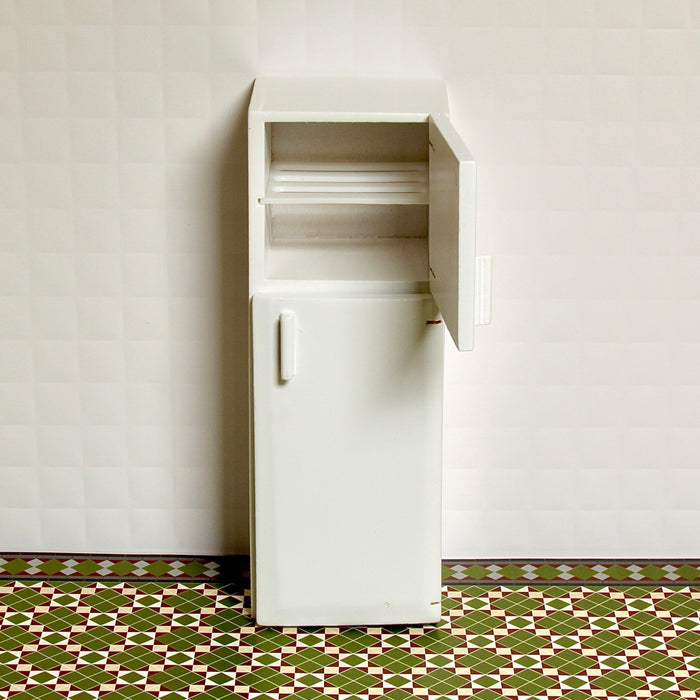 Refrigerator and freezer, white