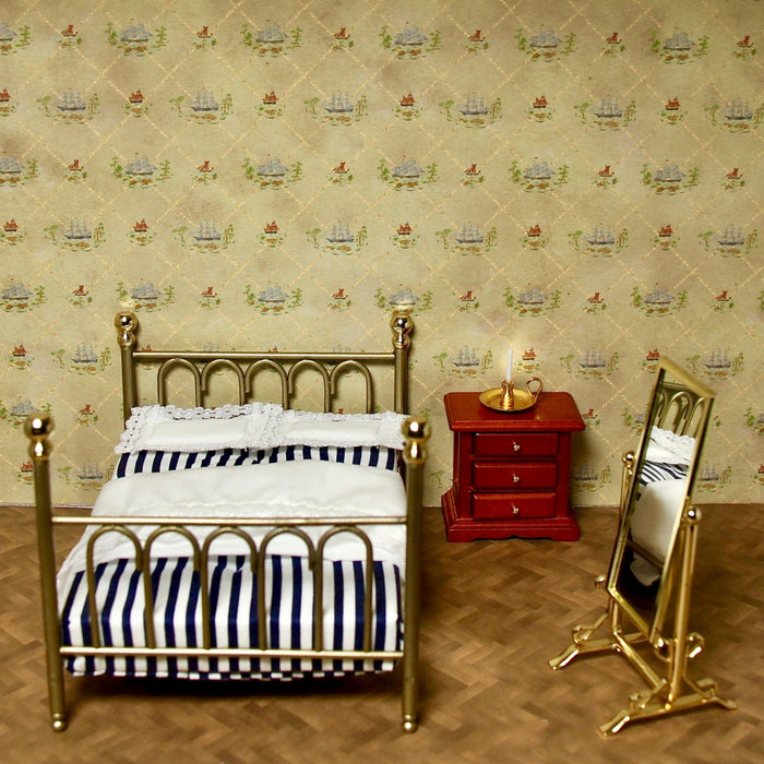 Wallpaper, Colonial Clippers, nautical motif