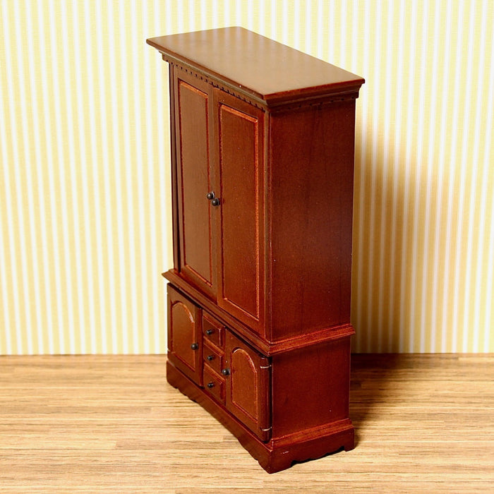 Cabinet with shelves, walnut