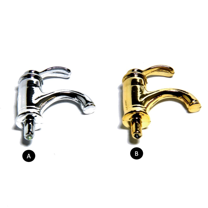 Single lever faucet, chrome or gold