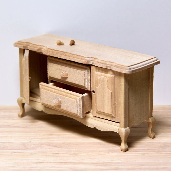 Chest of drawers, sideboard, finished in wood