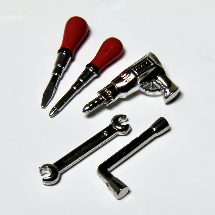 Tools, metal, 5 pcs