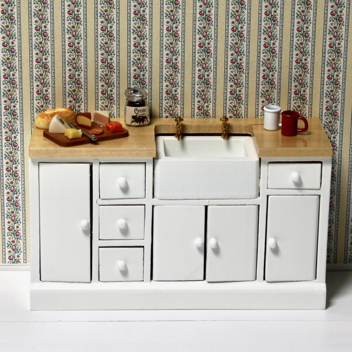 Cabinet by the pool, white