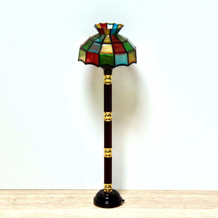 Foot lamp, Tiffany, colorful, LED