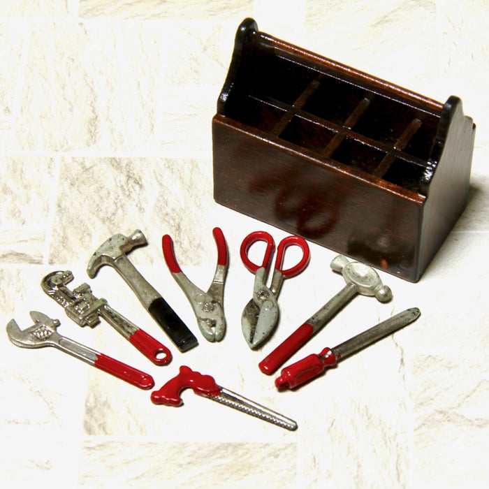 Tool kit and tools separately, 9 parts