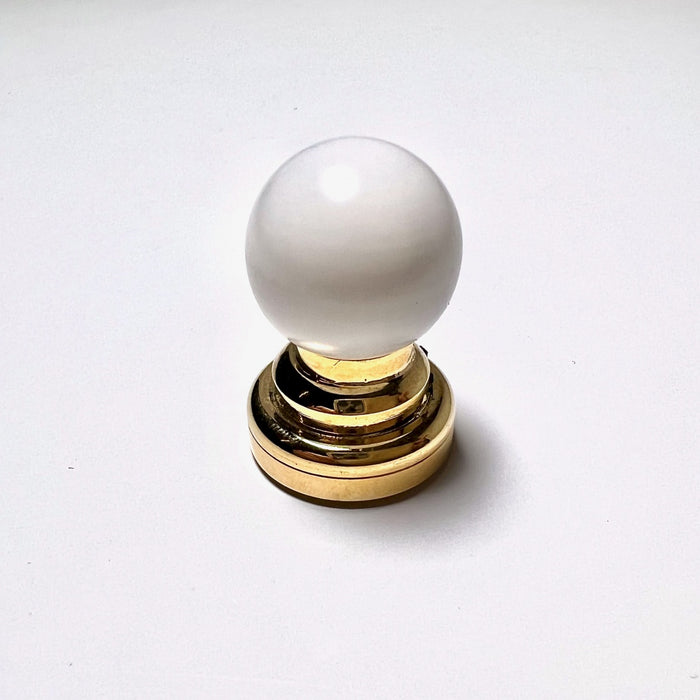 Ball lamp, brass, LED