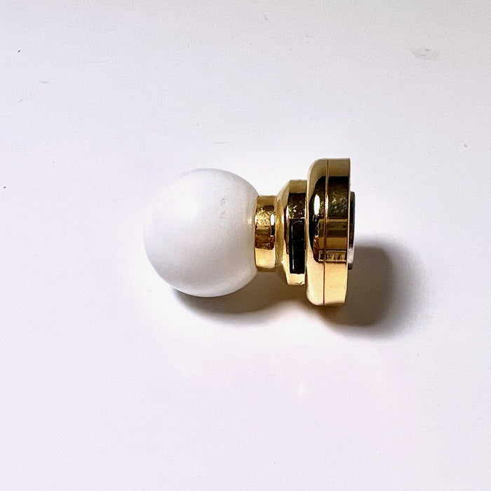 Ball lamp, brass, LED