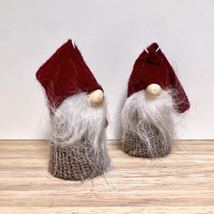 Jultomte eller tomte 6,5 cm, 2 st