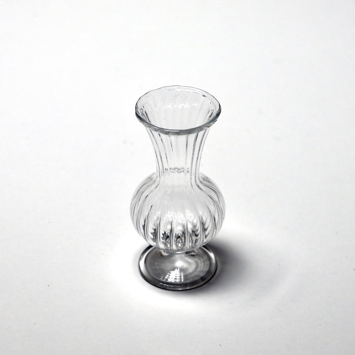 Vase, tall glass