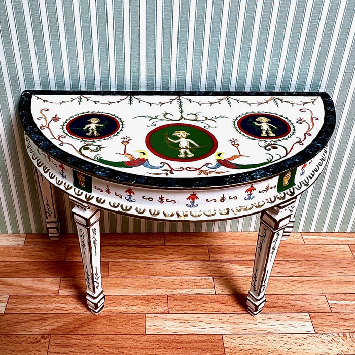 Side table, Viktoria, hand-painted quality furniture