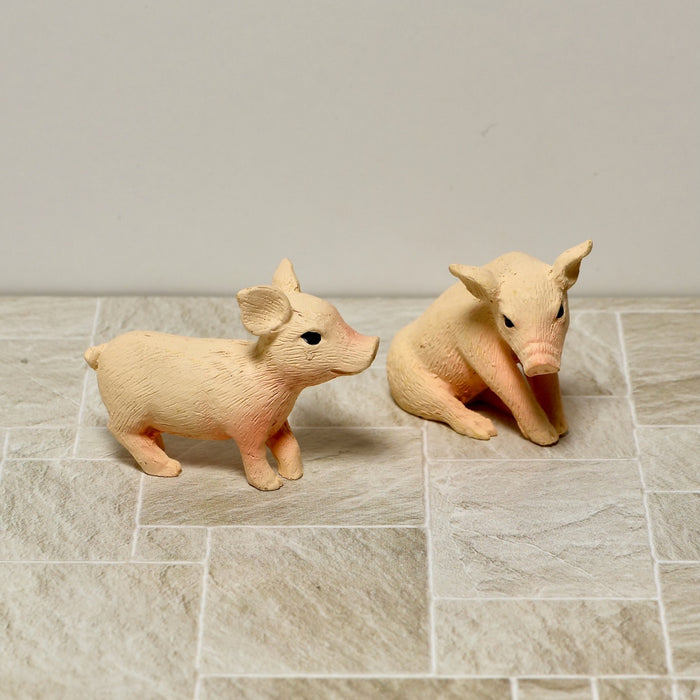 Piglet, small, pink, 2 pcs