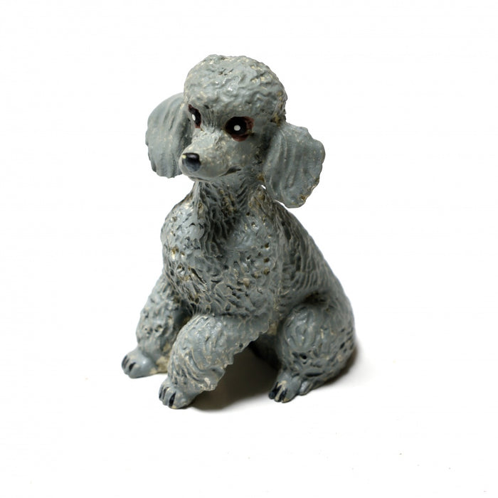 Poodle, grey, 3.3 cm