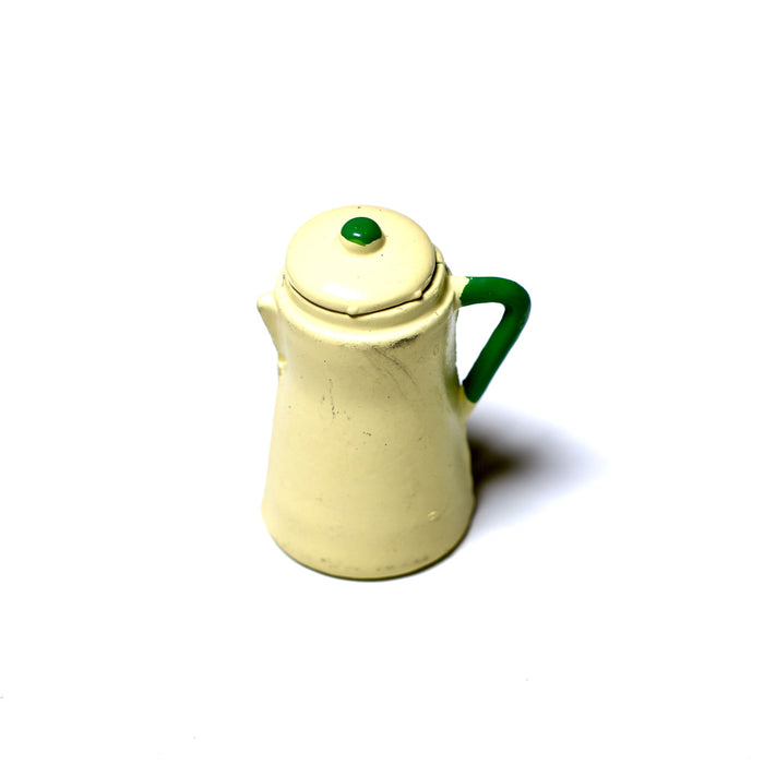 Coffee pot, yellow green