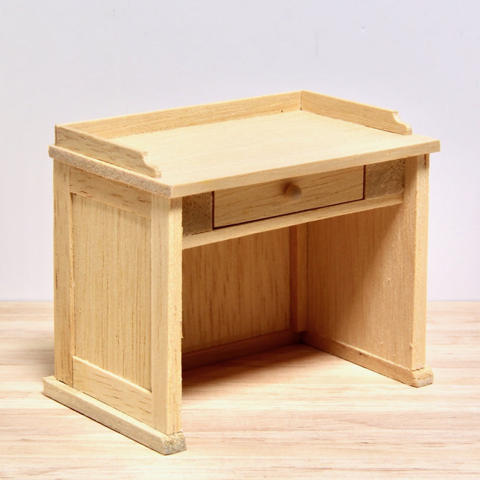 Side table, sales counter, with box, finished in wood