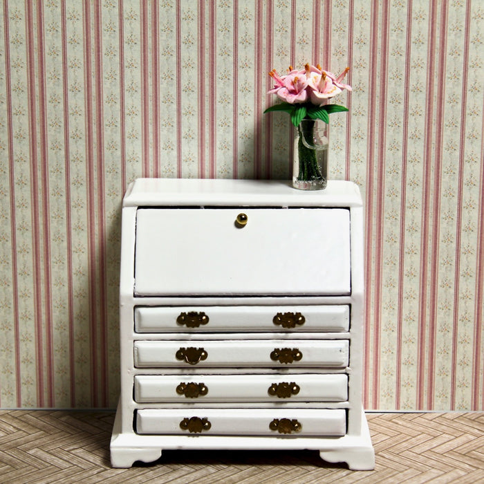 Writing chest, white