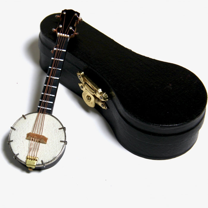 Banjo bigger, 10 cm and instrument case