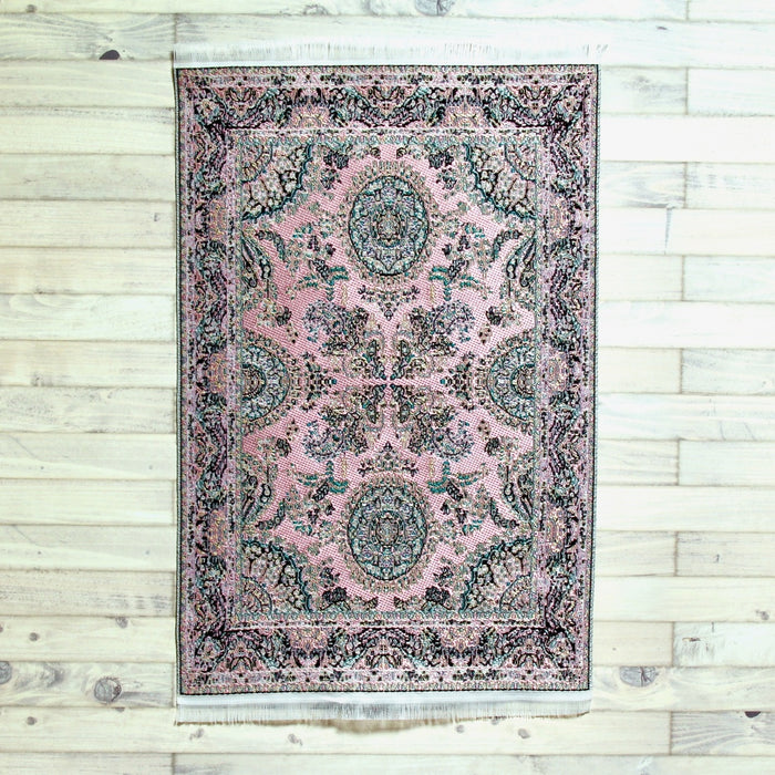 Carpet, pink-grey, 15x23 cm