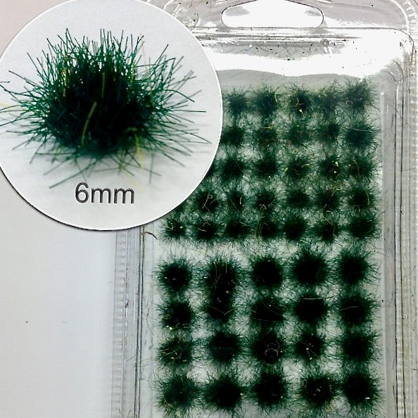 Green material, grass mats, 6mm, 50 pcs