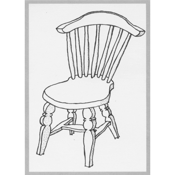 Kitchen chair, Björn Berg, 2 pcs