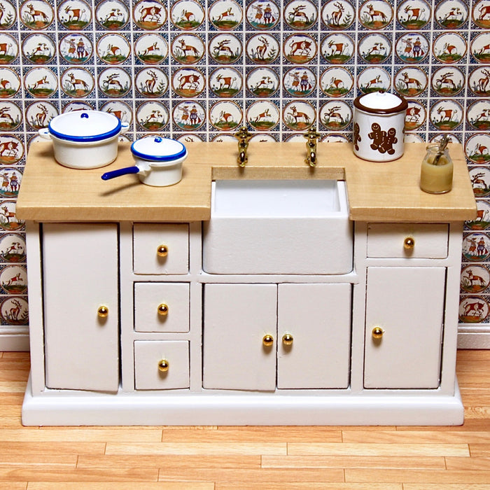 Cabinet by the pool, white