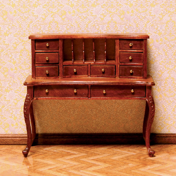 Writing chest, walnut, quality furniture