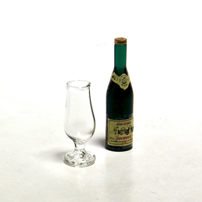 Vinglas, högt, äkta glas, 1 st