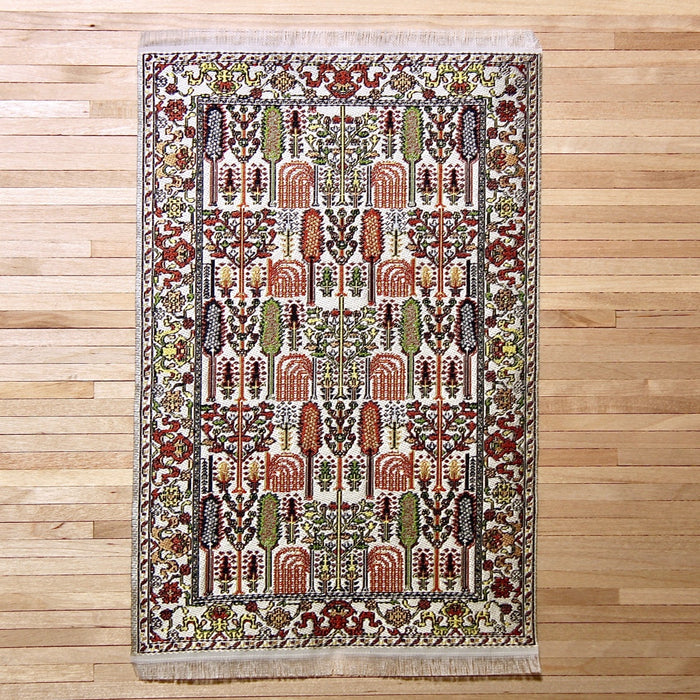 Turkish rug, Metsä, 15 x 23 cm