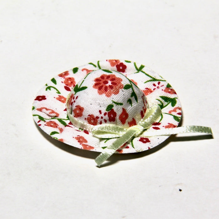 Hat, red flower