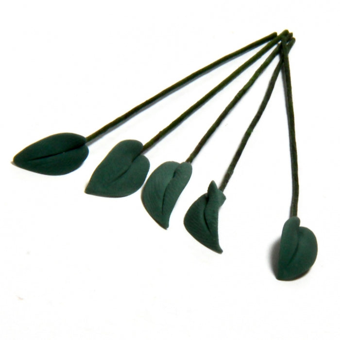 Flower stem, oval, 5 pcs