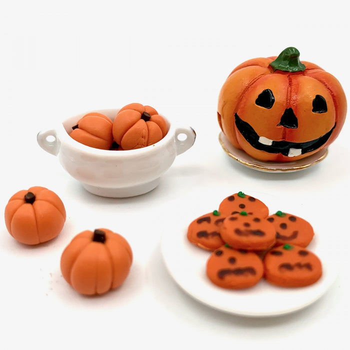 Halloween cookies on a plate