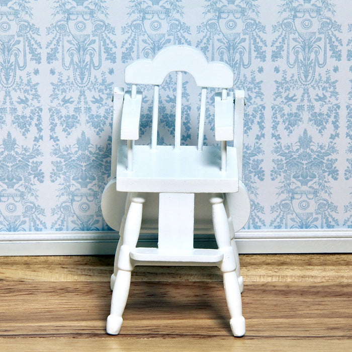Children's high chair, white