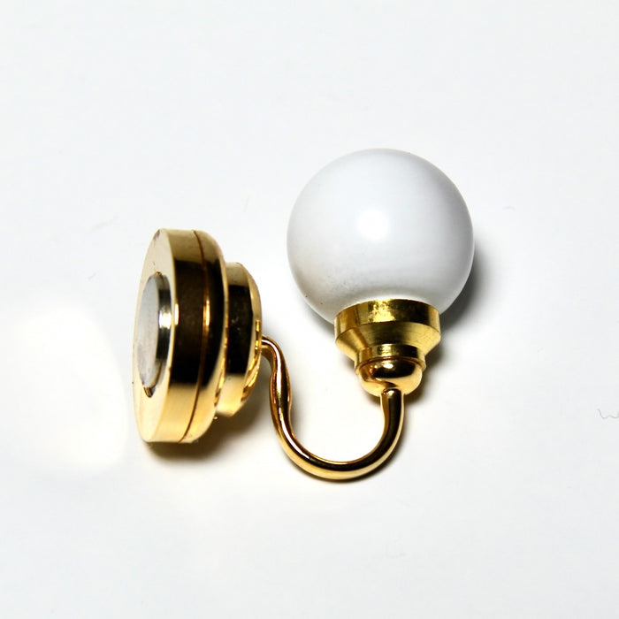 Wall lamp, ball lamp, brass, LED