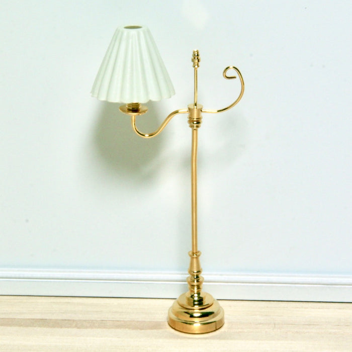 Foot lamp, brass, LED