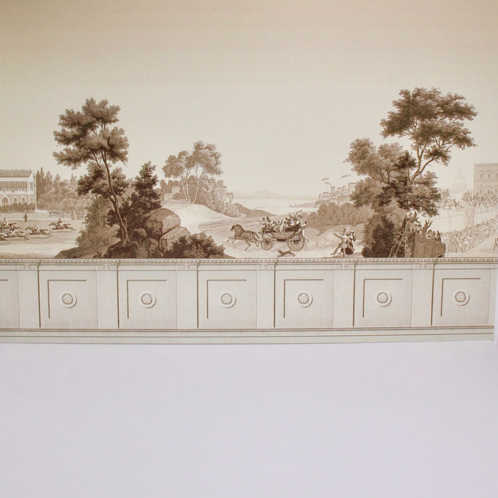 Wallpaper, Les Courses, landscape panel