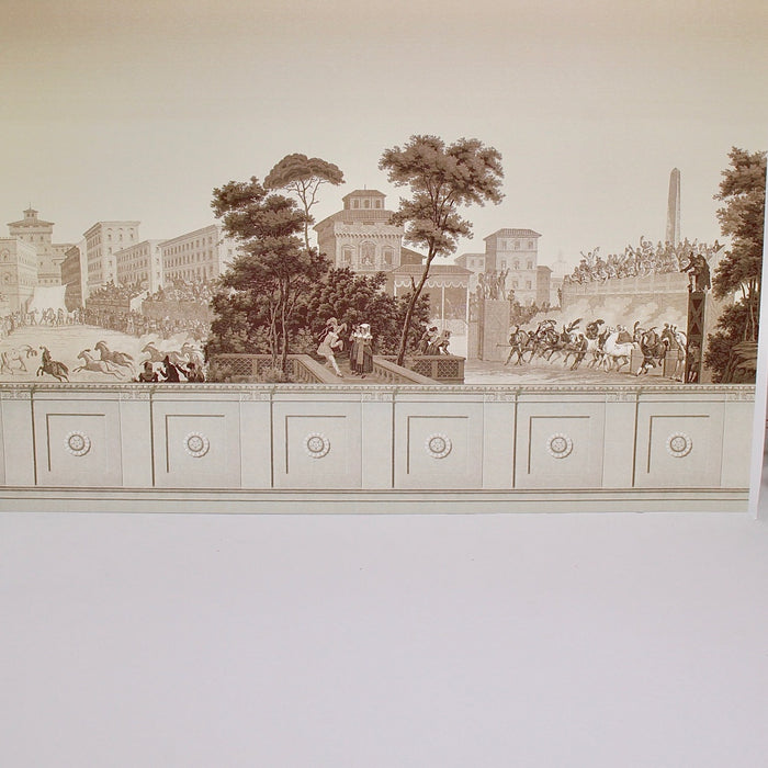 Wallpaper, Les Courses, landscape panel