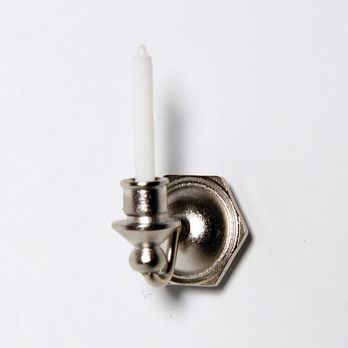 Wall candle, silver