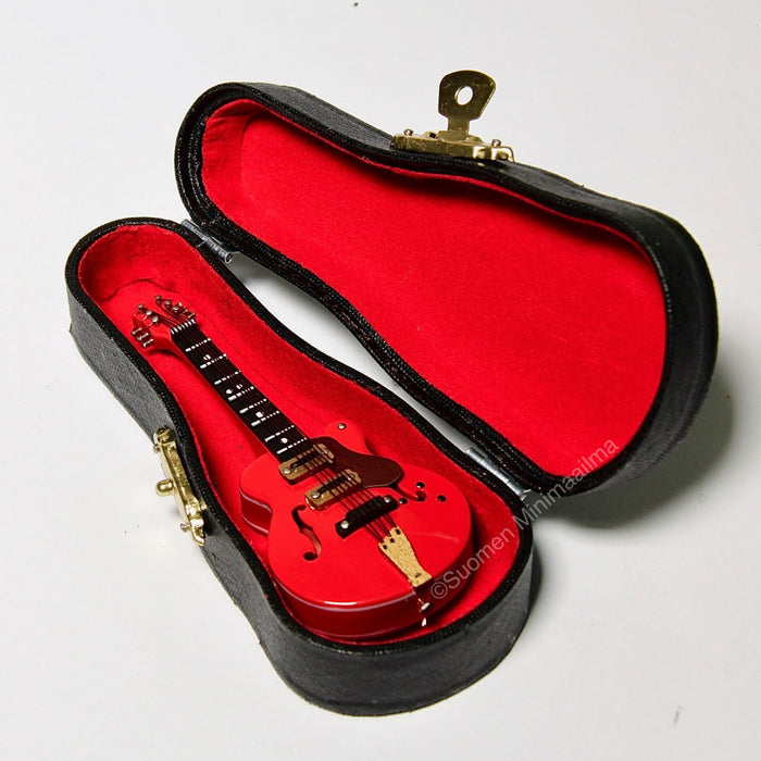 Guitar, Gibson, red and case