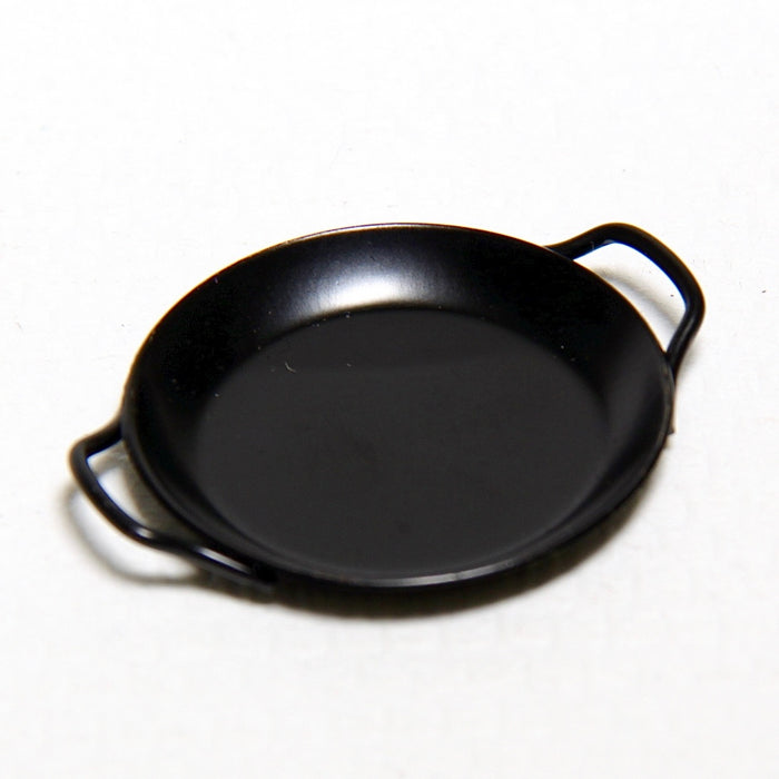 Frying pan, paella pan, black