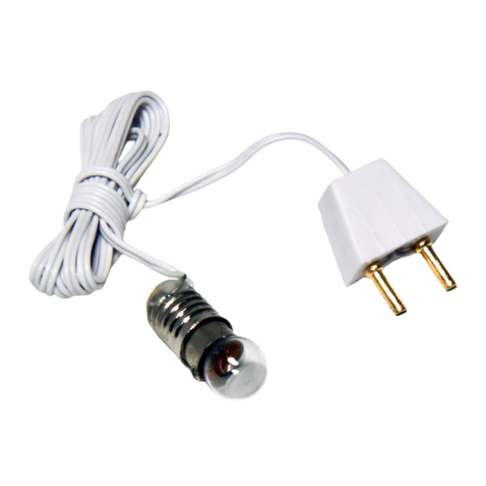 Lamp with cord 12V, round, 1pc