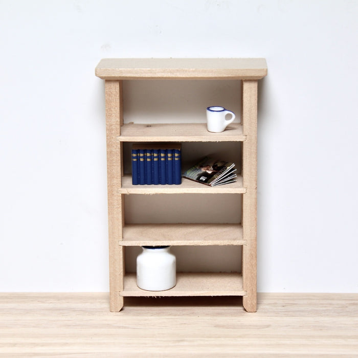 Shelf, finished in wood